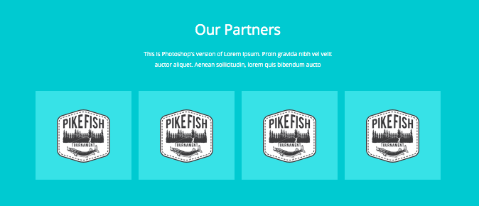 Our partners page website template