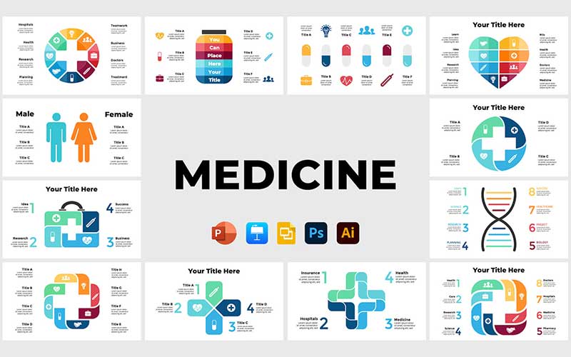 Medicine Infographic-templates