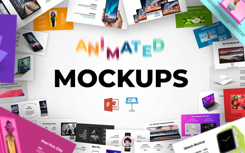 Animated mockups preview