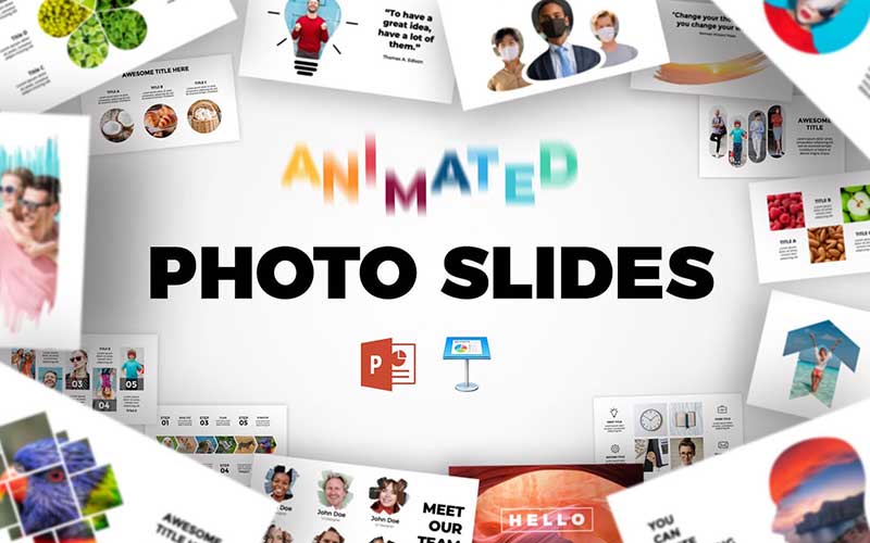 Animated Photo slided template