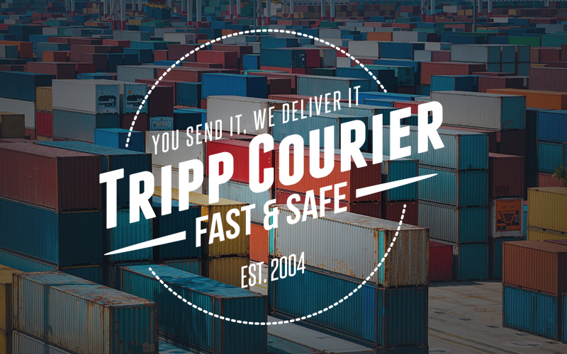 Dream logo builder courier and shipping logo