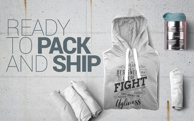 Grey Hoodie design t-shirt