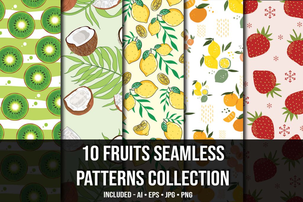 Fruits pattern collection