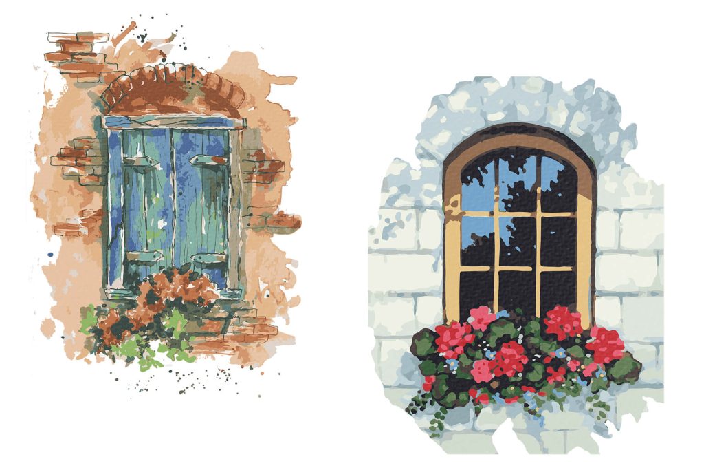 watercolor illustrations