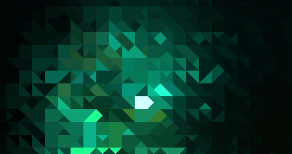 Green prism pattern background