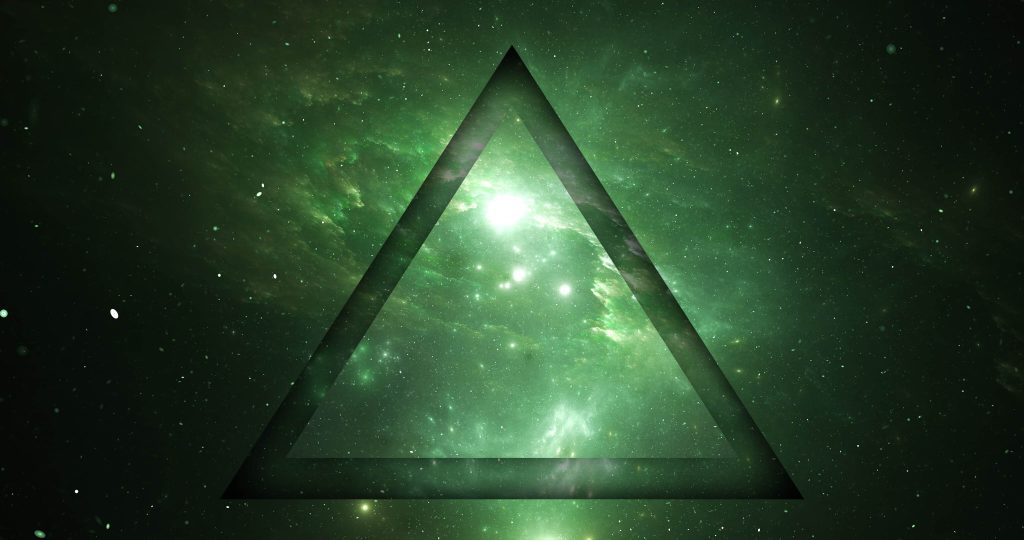 Green sky background