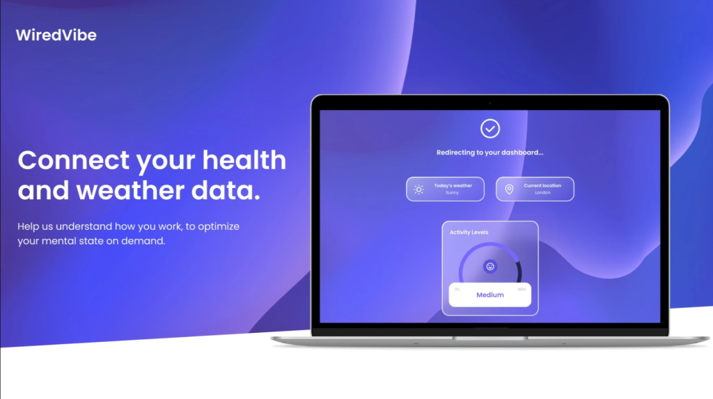 WiredVibe - Connect your health and weather data preview