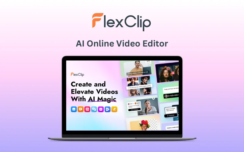 Flexclip - Online Video Editor Feature Image ai video generator best ai video generators