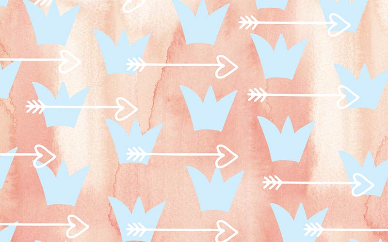 Arrows and crowns background image
