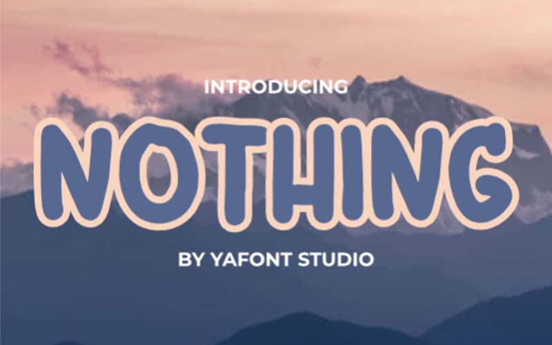 Crafty Font - Nothing