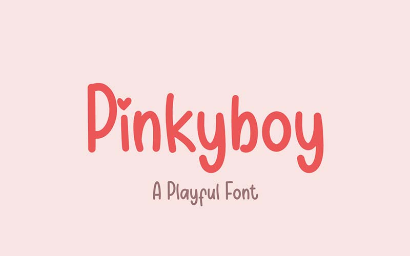 Crafty Font - PinkyBoy
