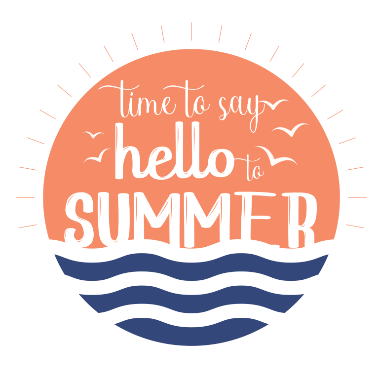 Summer text overlays