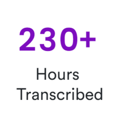 Voicetapp Hours transcribed
