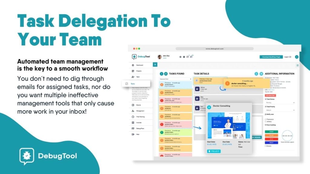 debugtool project management system overview 3