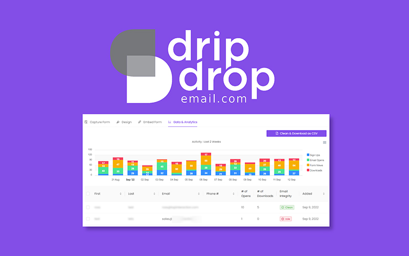 Drip Drop Email extractor
