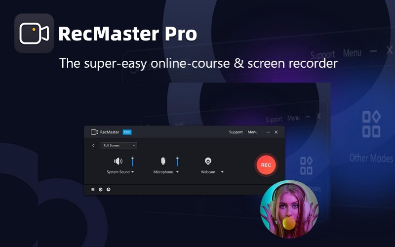 RecMaster - Gameplay & Screen Recorder Feature Image