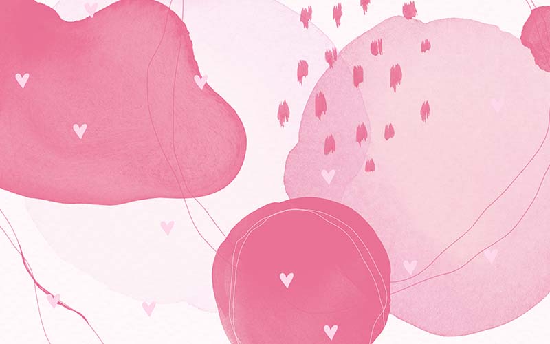 Pink abstract watercolor background