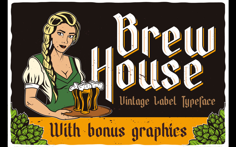 Brew house typeface to use in your projects