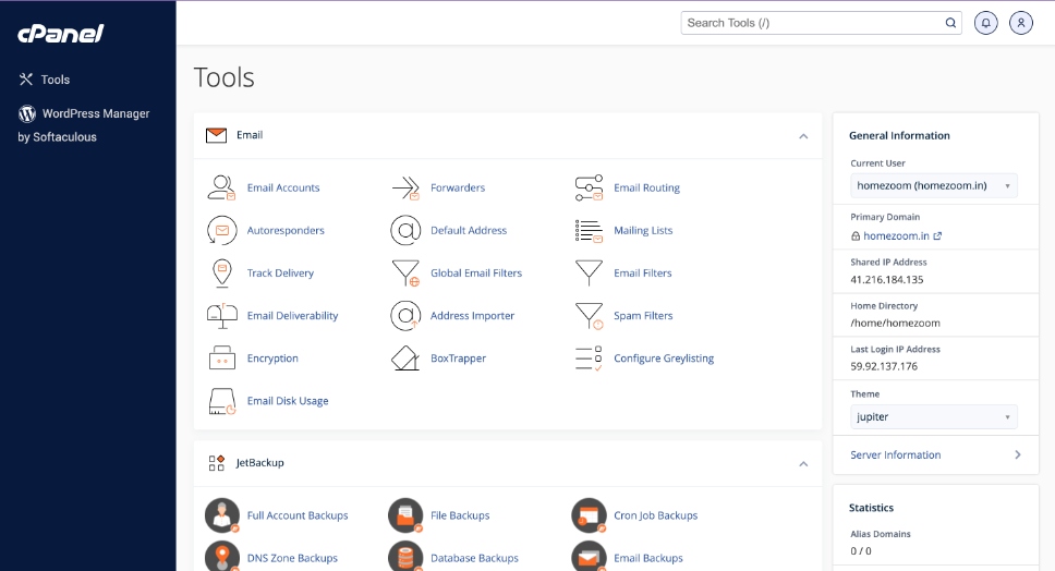 ExcelHost emailing tools preview showcasing various tools
