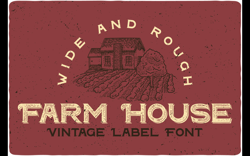 Farm house typefaces to be used in your projects