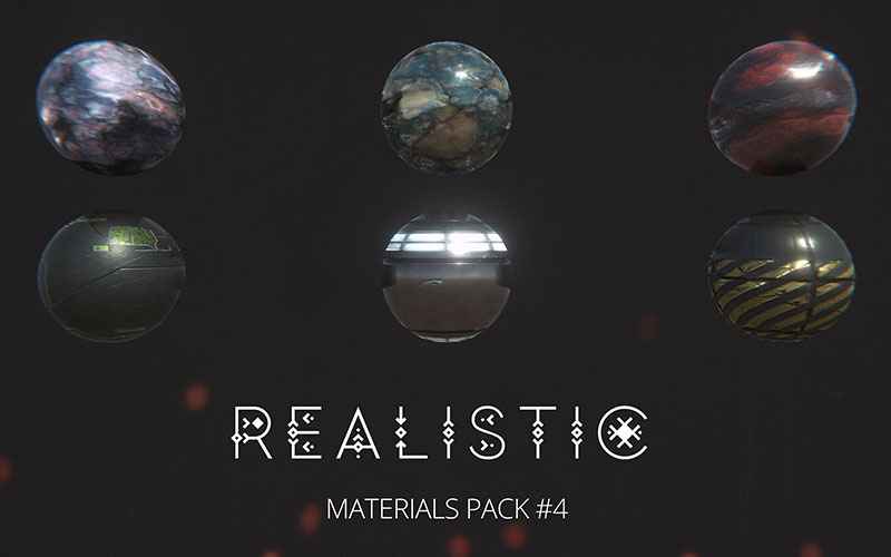Realistic Materials icons pack in this Unity Asset Store -unity game asset