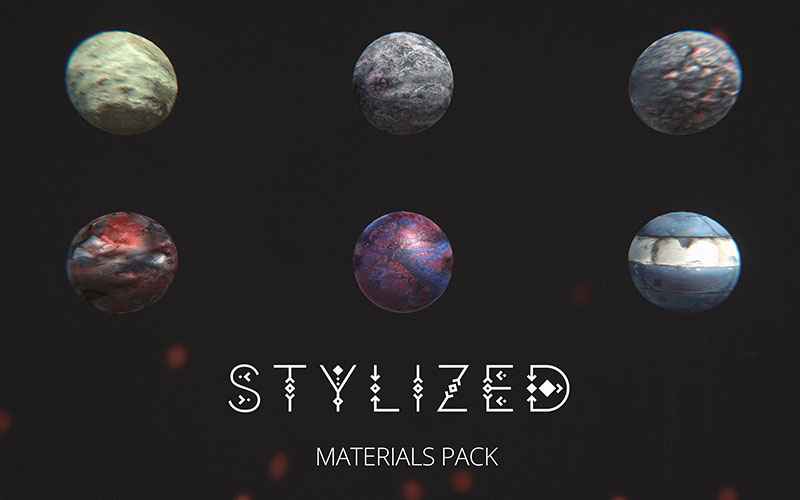 Unity Game Dev bundle's Stylized materials pack - unity game asset