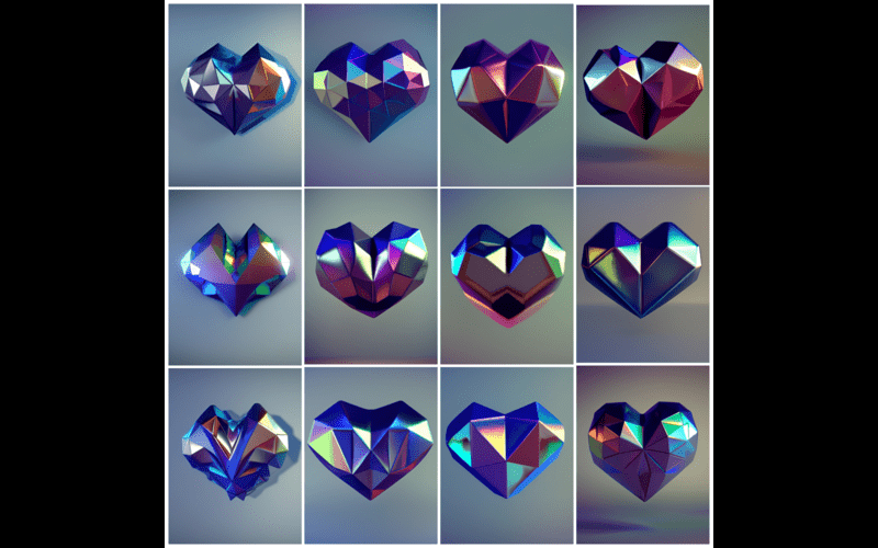 12 Grids Collage - Love Graphics