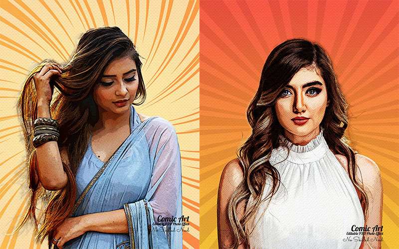 32 Editable Photo Effect Templates - Cosmic