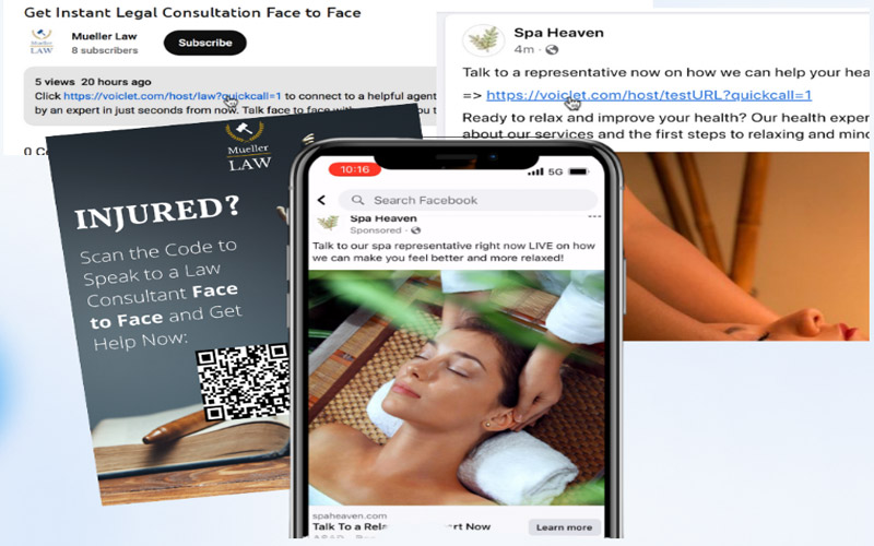 Instant Legal Consultation feature of Voiclet
