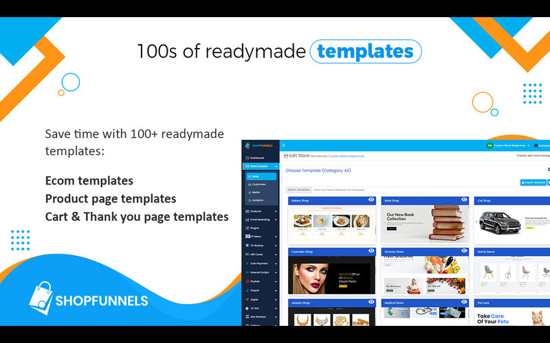 100s Of Readymade eCommerce store Templates
