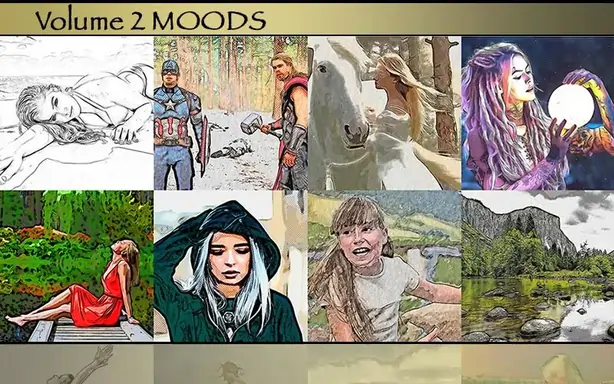 Collage of Mood & Sketch Effects