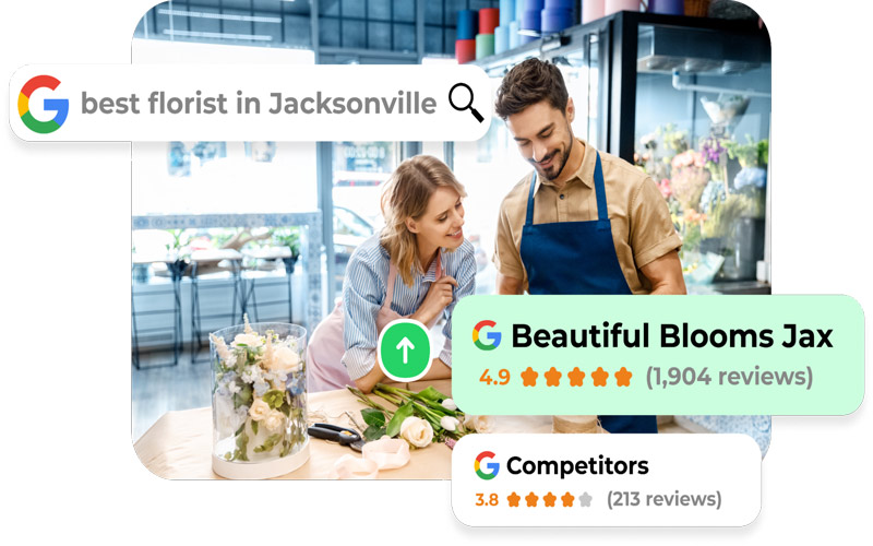 Riivu's interface preview highlighting the review requests
