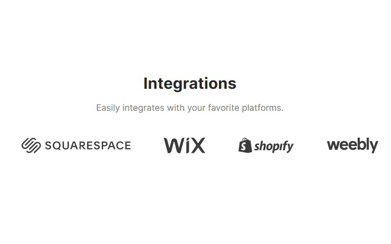 Easy integration feature integrate with WordPress, Wix and more - Website Analytics Tool