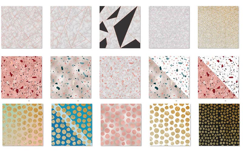 Texture and polka dots commercial use backgrounds preview