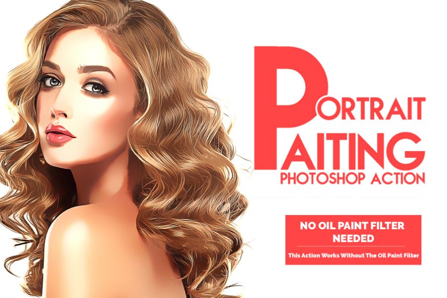 Digital art of a blond girl posing with text over it.