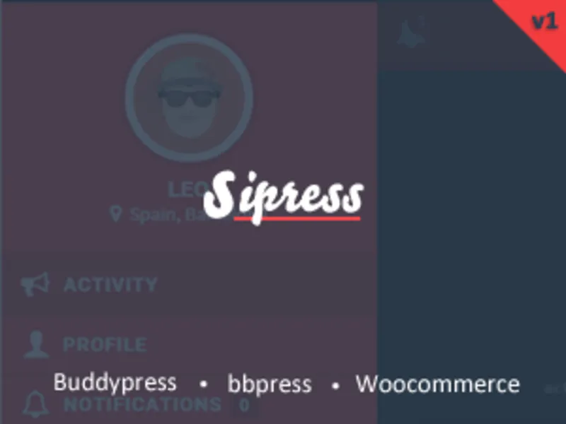 Sipress Community Responsive Wordpress Theme
