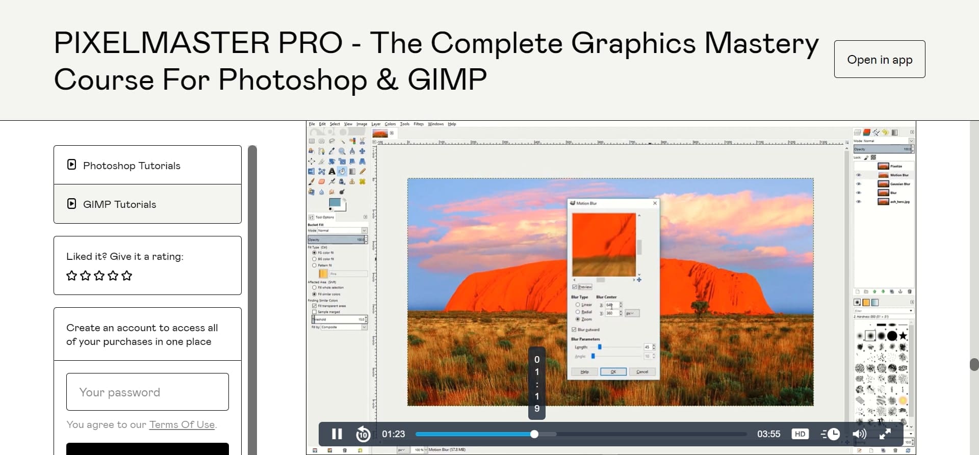 Pixelmaster Pro GIMP Introduction - gimp course for beginners
