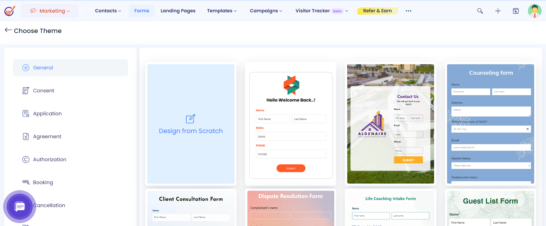 Embed form preview of Engagebay all-in-one crm software
