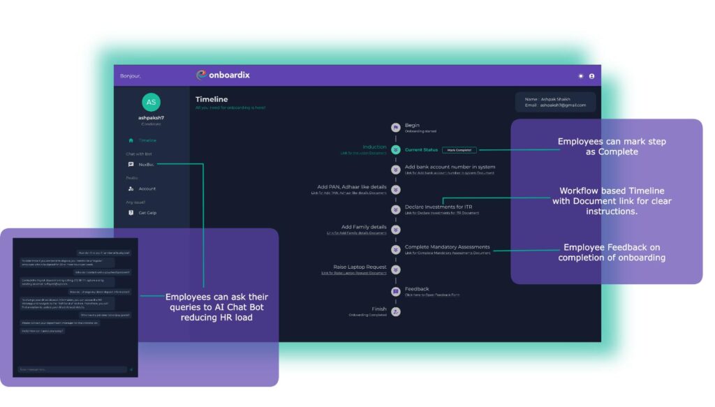 Employee Onboarding Features Preview