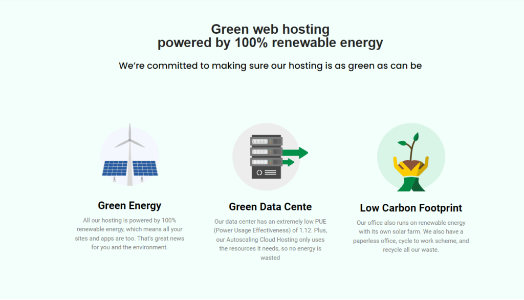 Green Web Hosting - Hostverge lifetime website hosting