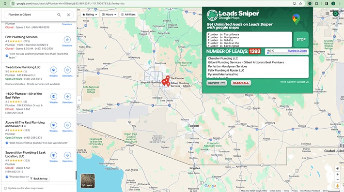 Scrape Data From Google Maps Interface to add keyword and search for data, google maps data scraper, business leads scraper,extract google maps data google map data extractor, leads sniper license key