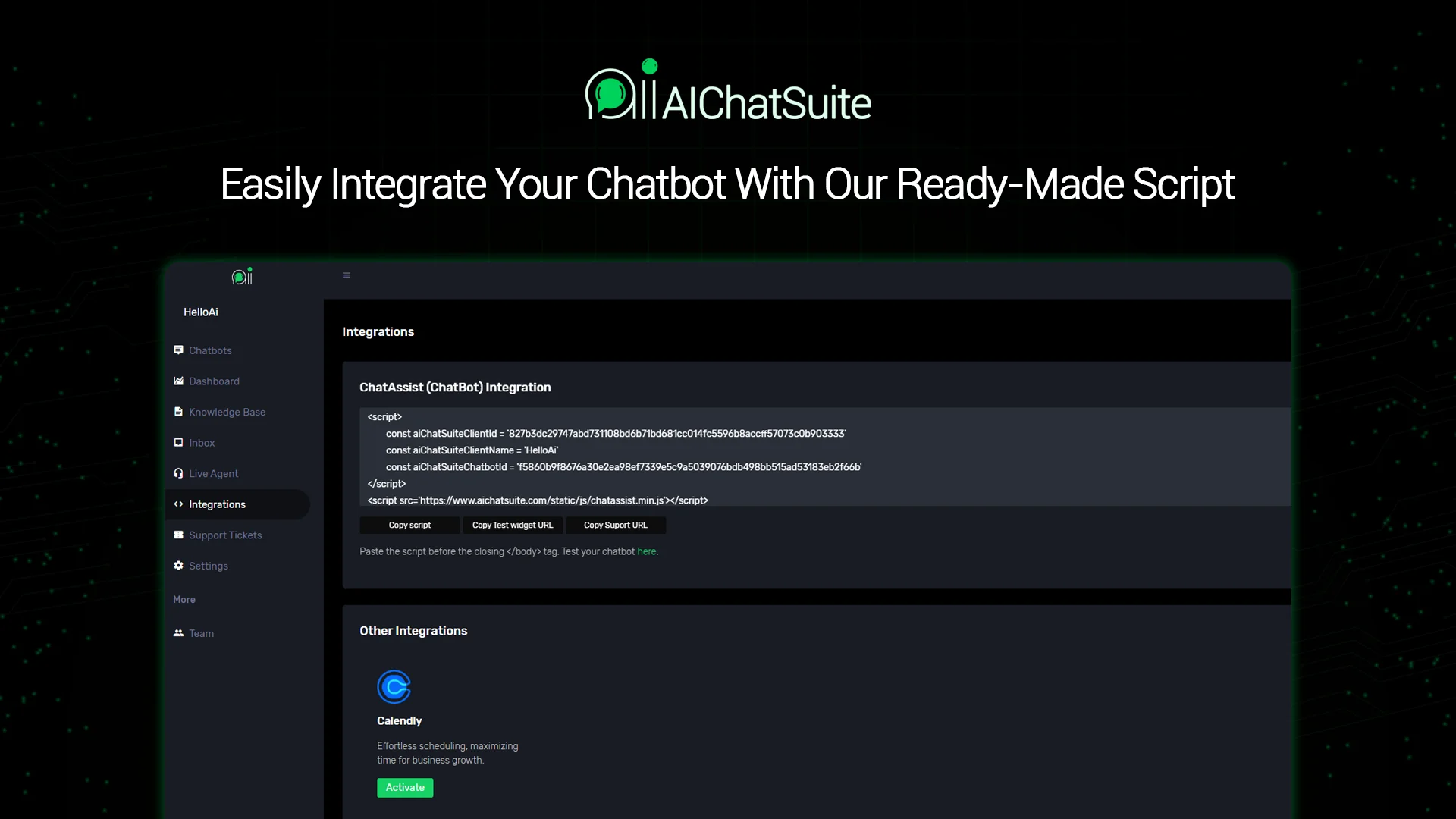 AIChatSuite seamlessly integrates with your website feature chatbot lifetime deal, ai chatbot lifetime deal, ai chatbot lifetime subscription