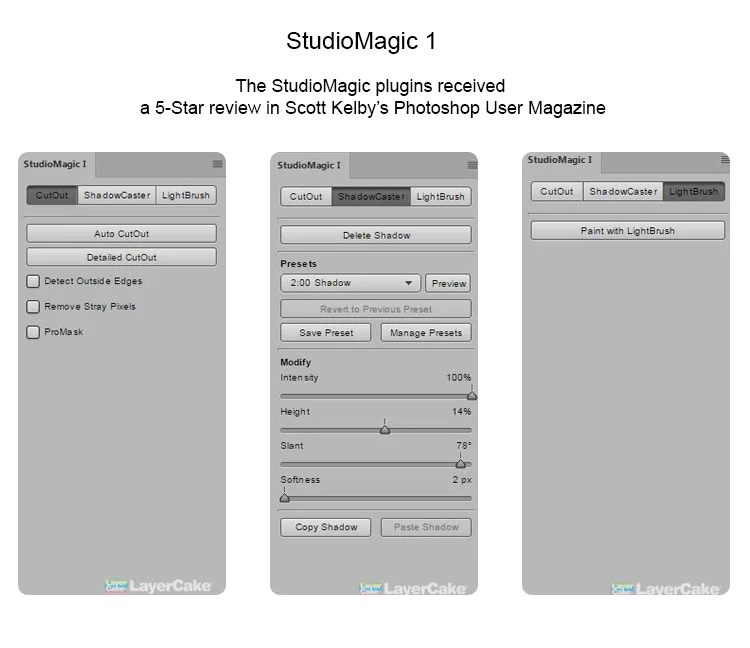 Studio Magic - Image Composit Editor User Interface