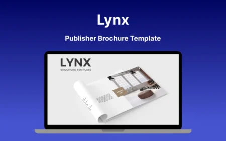 Lynx Publisher Brochure Template Feature Image