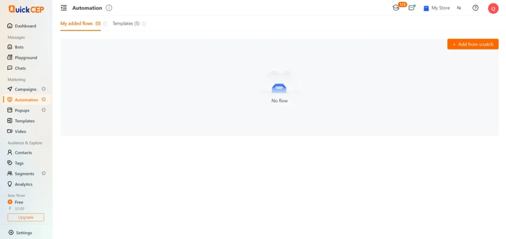 Marketing Automation with QuickCEP - Conversational AI Chatbot