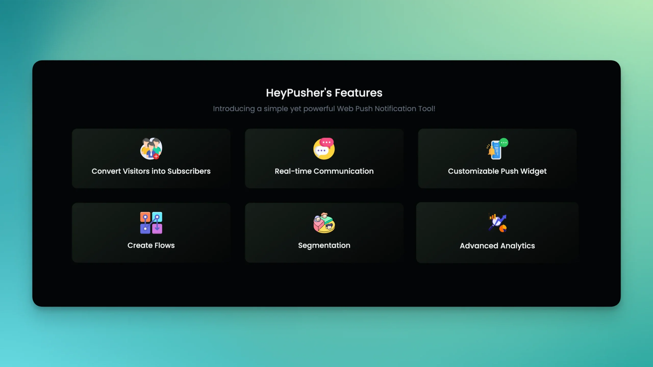 HeyPusher Key Features
