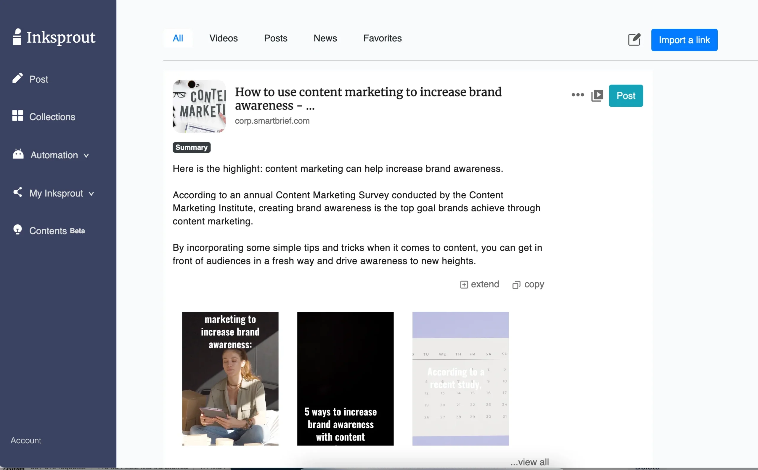 InkSprout AI Text To Video Generator Dashboard UI, ai video generator lifetime deal, text to video ai lifetime deal