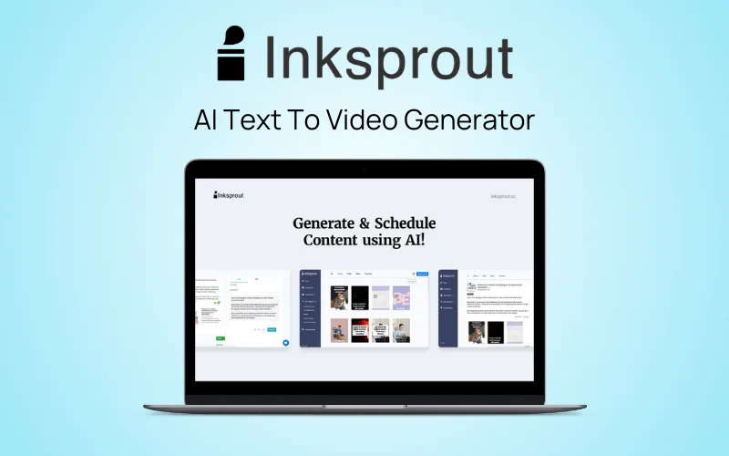 InkSprout ai video generator free ai text to video text to video ai generator