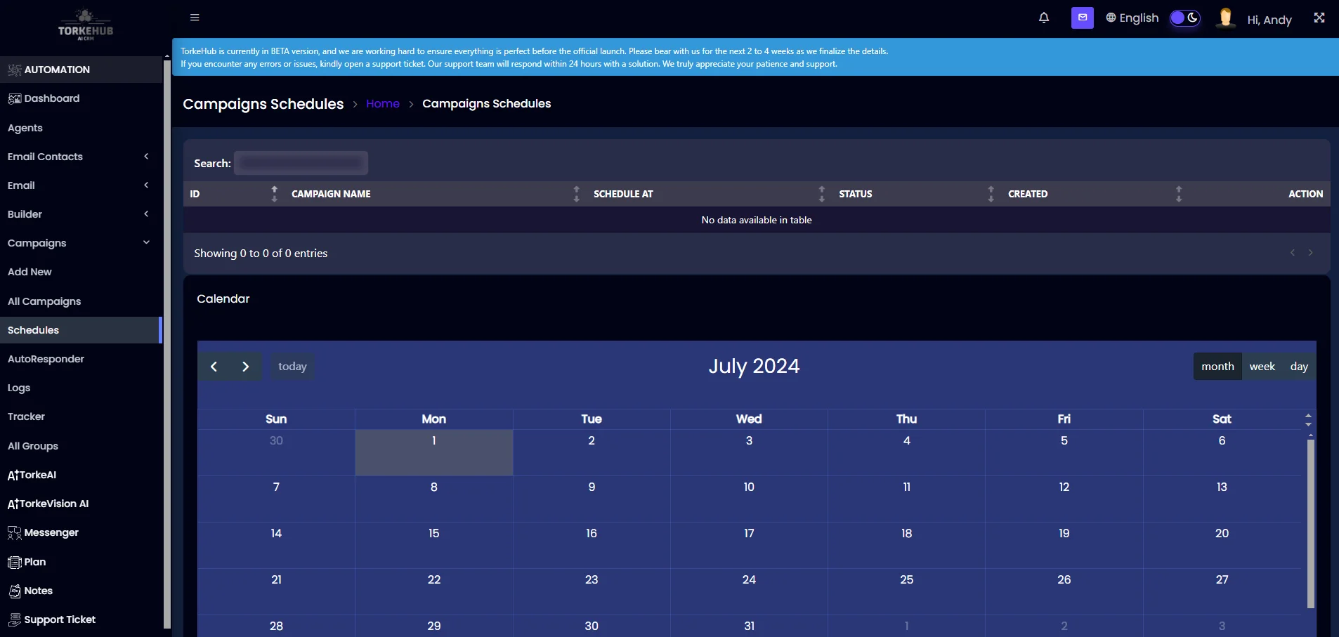Schedule Email Campaigns Using TorkeHub Automation