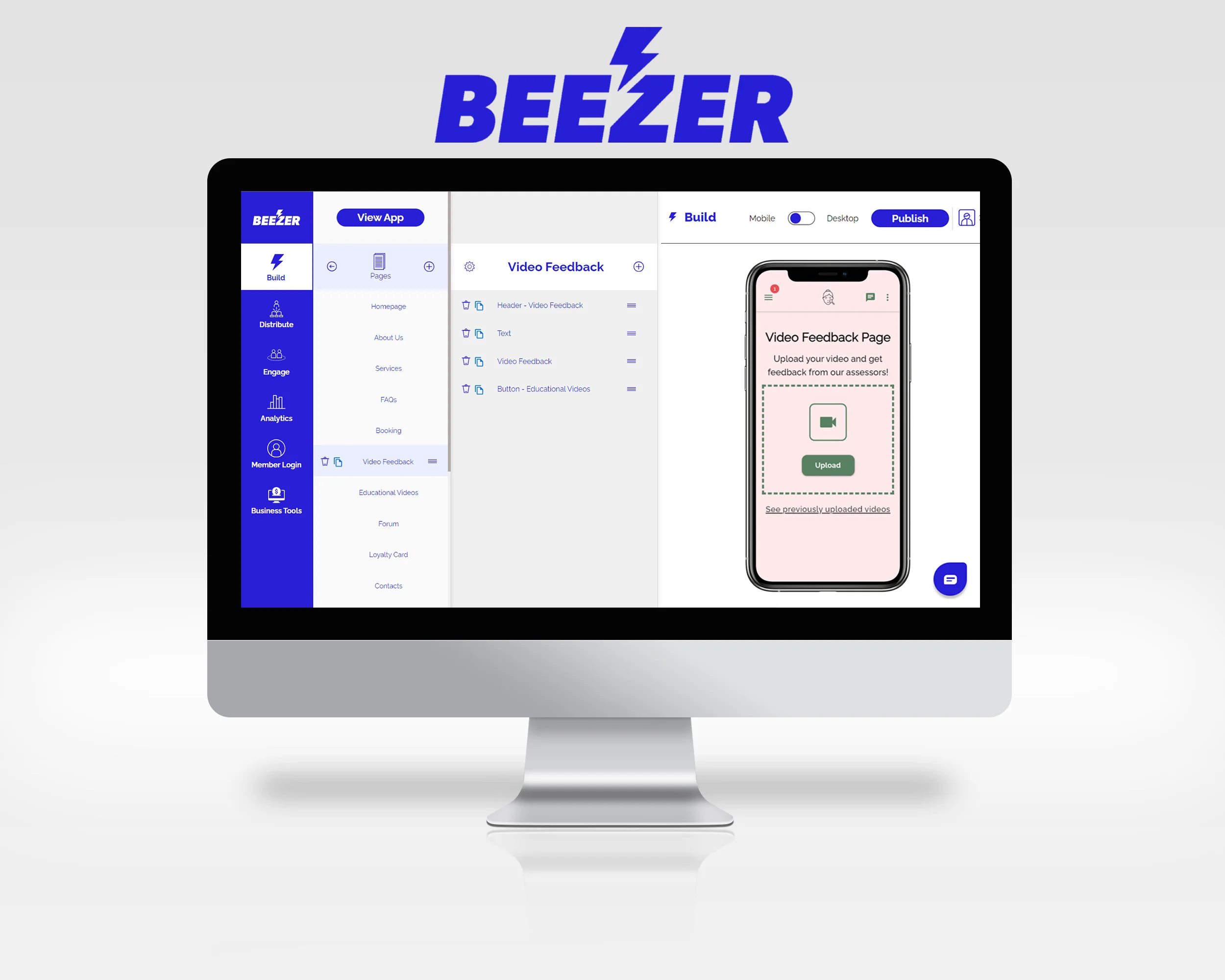 Video Feedback Dermatologist feature of Beezer